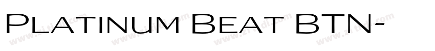Platinum Beat BTN字体转换